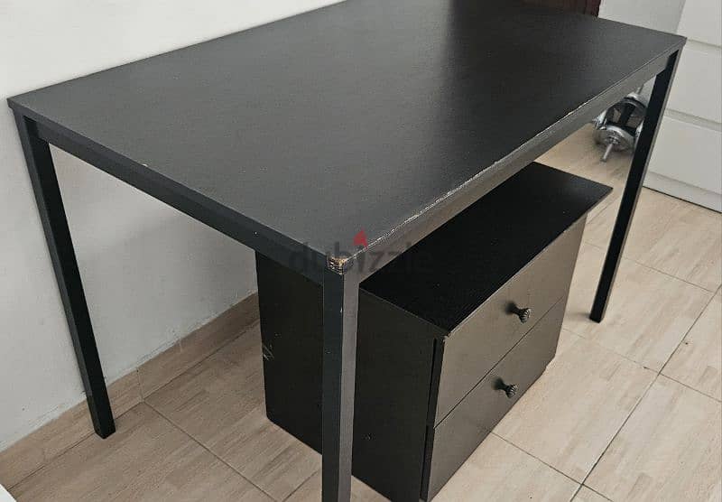 Ikea Table with Chest of drawer 4