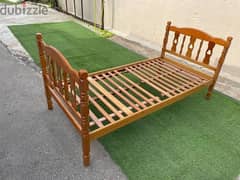 For Sale: Single Bed Frame with Slats (120x190 cm) in Salmiya Block 1 0