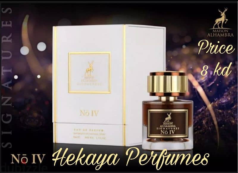 Signatures NO IV for men 50ml EDP by Alhambra only 8kd free delivery 0