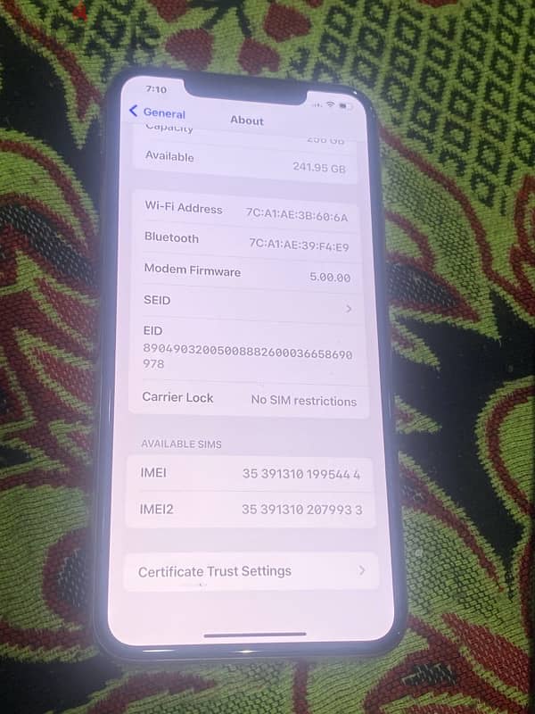 iPhone 11 promax 256GB 6