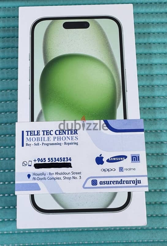 iphone 15 5G 256 GB Green New Sealed ! 1