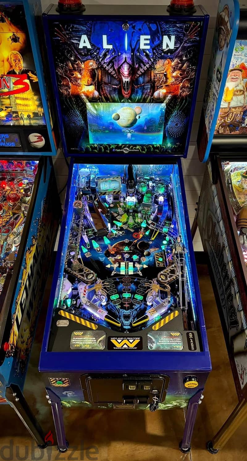 Alien Limited Version (LV) #217 Pinball Machine + EXTRAS 9