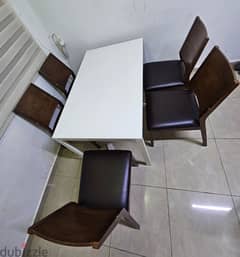 Dining table With chairs for sale 0