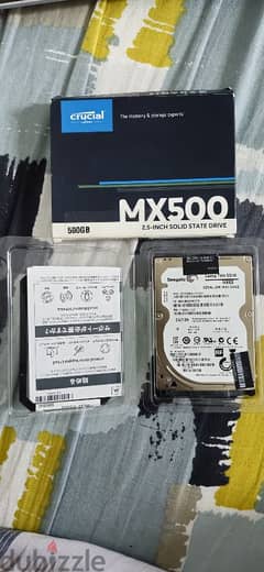 crucial MX500 SSD 500 GB 0