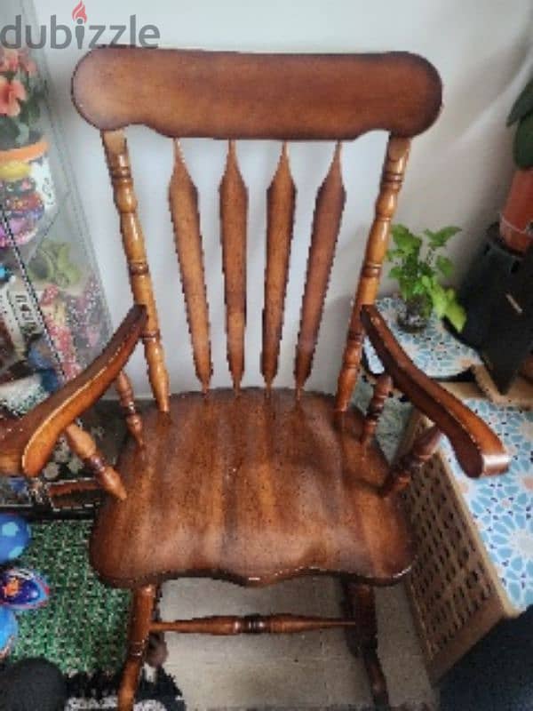 Solid wood rocking chair 2