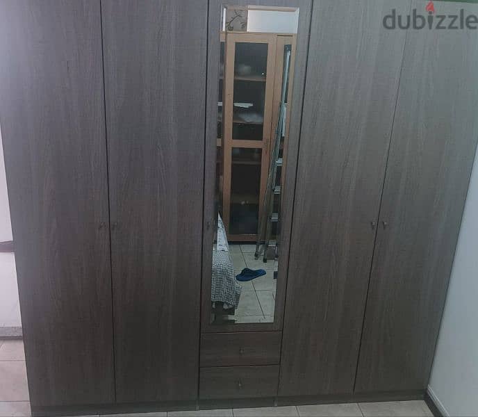 IKEA Cupboard with Mirror and Hanging Options For Sale Block 10 Salmiy 0