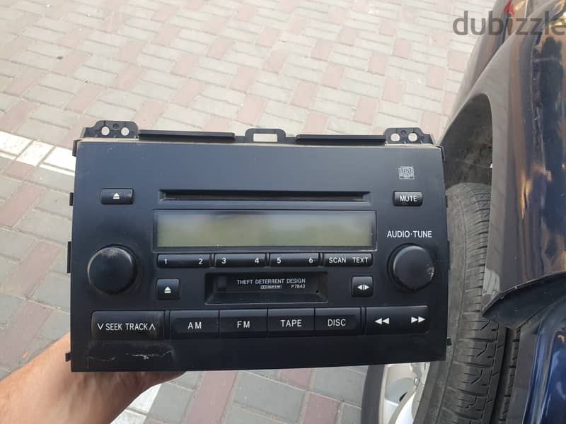 Toyota prado cd player 1