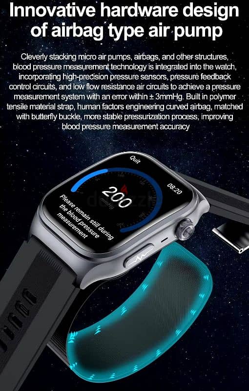 Blood Pressure smart Watch 1