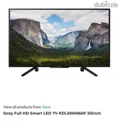 SONY KDL 50W660F 0