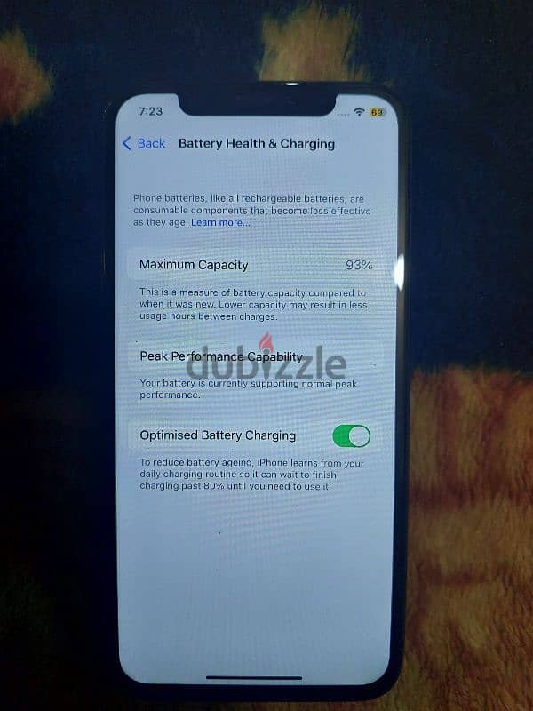 iPhonex 256gb battery 93 good quality display charge Face id working 6