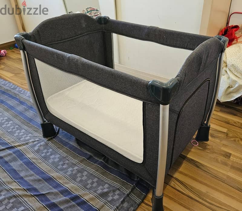 CentrePoint Foldable Baby Cot with mattress - 20 KD 3