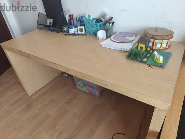 2 Door Wardrobe, Study Table, Side Table 1