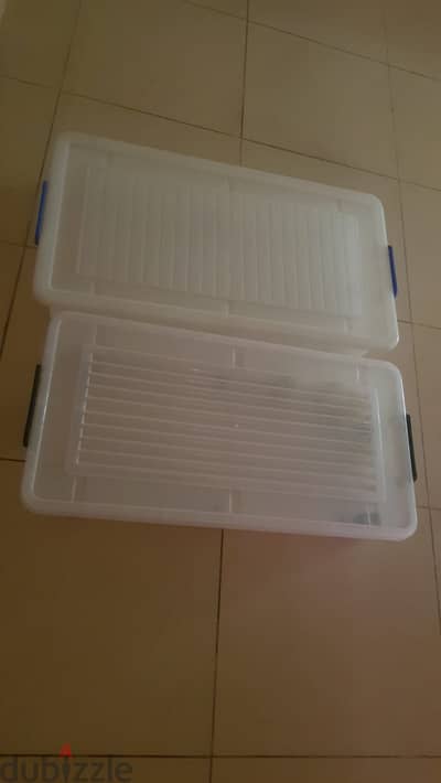 Plastic Boxes with lid, L 77,W 31, H 16cm