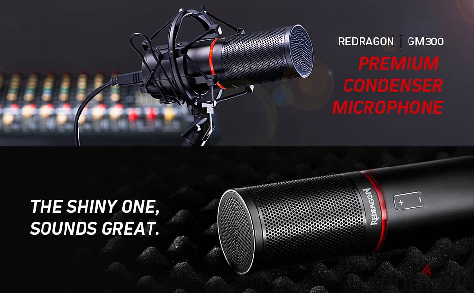 Redragon Blazar GM300 USB Gamer and Streamer Condenser Microphone 5