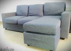 Used L' shape sofa, Bean chair & Coffee table. Salmiya '12. 0