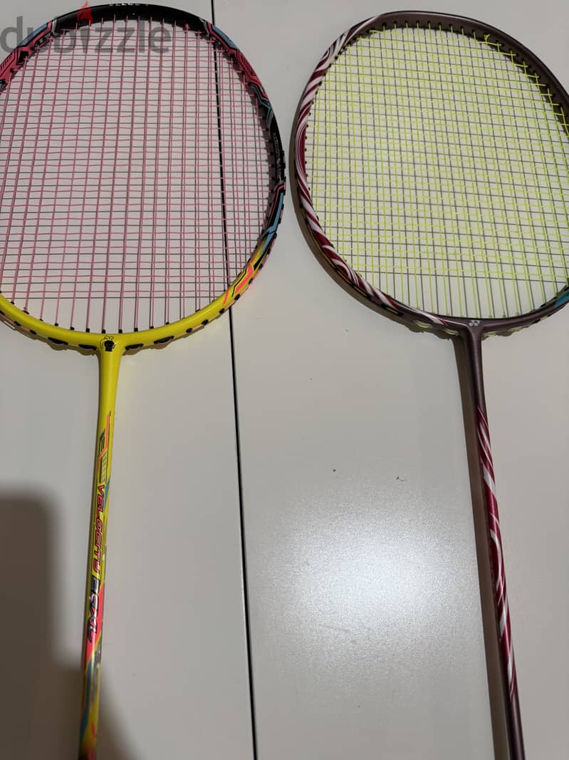 Badminton Racquets Like New 5