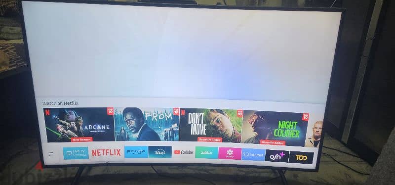 SAMSUNG CURVED 55 inch 4K UHD SMART LED TV WITH ALL ACCESSORIES 1