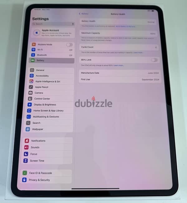 Apple iPad Pro 13” M4 256 GB  Wifi  Silver Used! 6