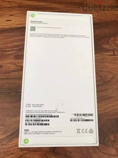 Sealed Apple iPhone 15 pro max 256gb Blue Tatinum physical SIM Tray 2