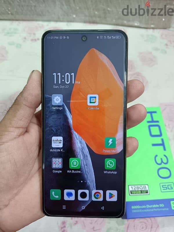 urgent sale Infinix hot 30 5g like new 8gb 128gb 1