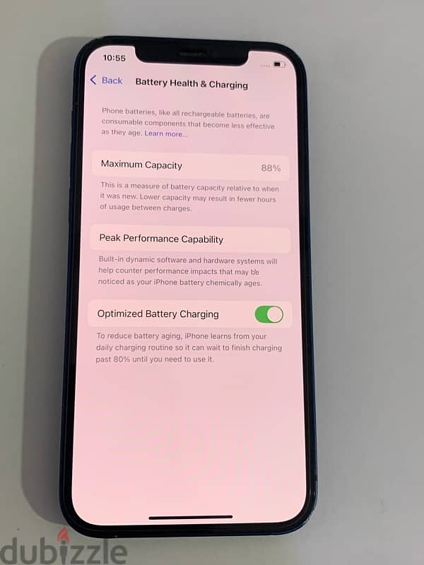 iPhone 12 . . 64gb battery 88% 5g device not open phone 12