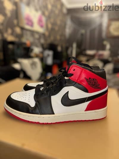 2007-Air Jordan 1 Retro Old Love Black Toe/Red/