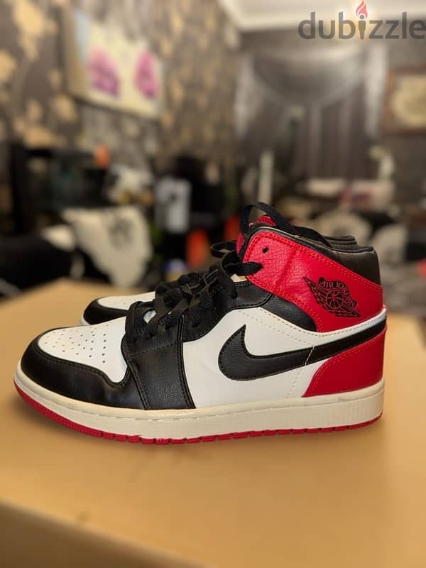 2007-Air Jordan 1 Retro Old Love Black Toe/Red/ 0