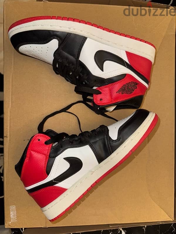 2007-Air Jordan 1 Retro Old Love Black Toe/Red/ 1