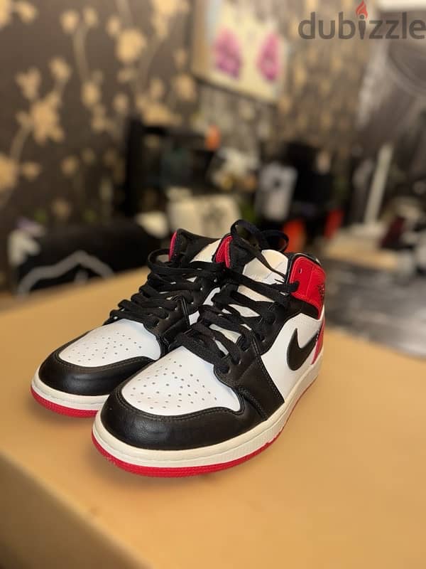 2007-Air Jordan 1 Retro Old Love Black Toe/Red/ 2