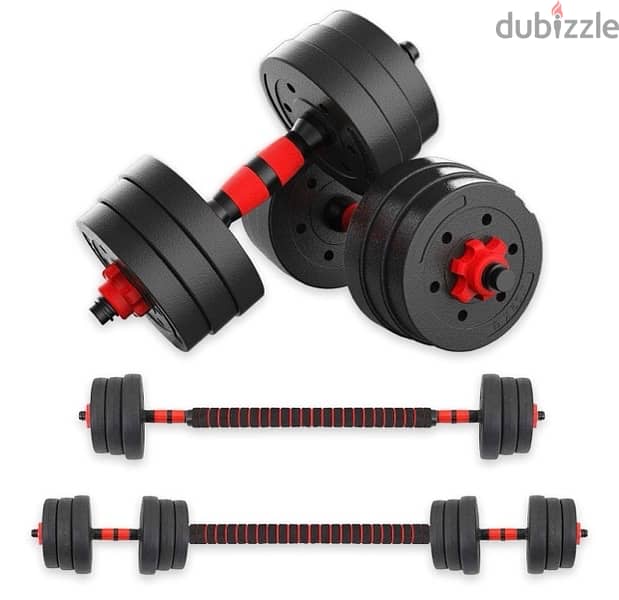 believe it or not 10 kg only new dumbbell red black best quality 10 kd 10