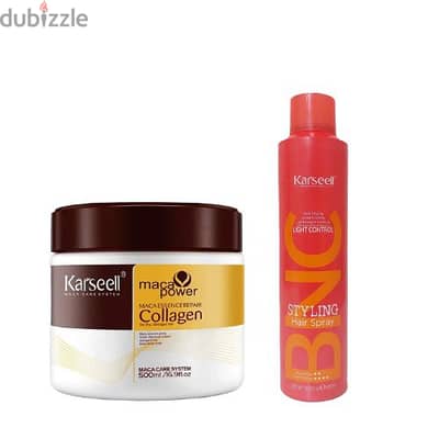 Karseell Collagen Hair Mask and BNC Hair Styling Spray bundle