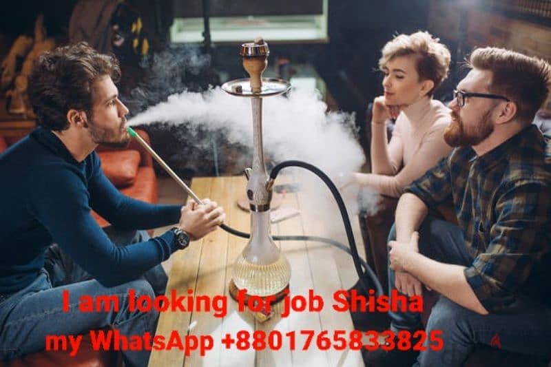 I am a shisha maker i need job shisha and visa 0