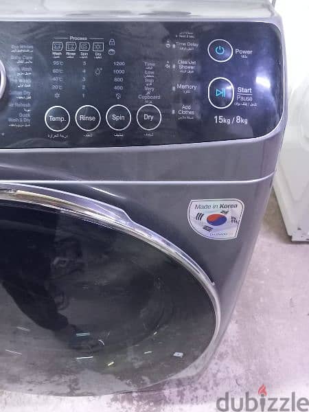 Daewoo 15 kg full automatic with drying option 3