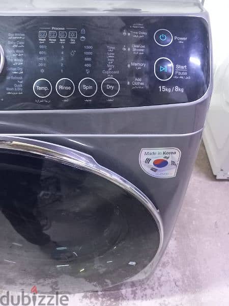 Daewoo 15 kg full automatic with drying option 6