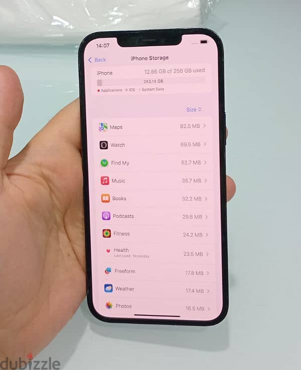 ايفون 12 pro max جيجا 256GB بطاريا 89% 7