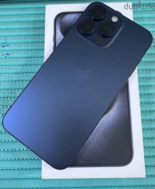 iPhone 15 Pro Max 5G 512 GB Blue titanium Used! 3