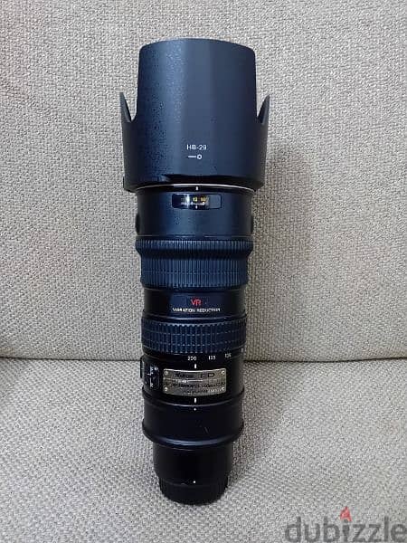 Nikon 70-200mm F/2.8 g VR 0