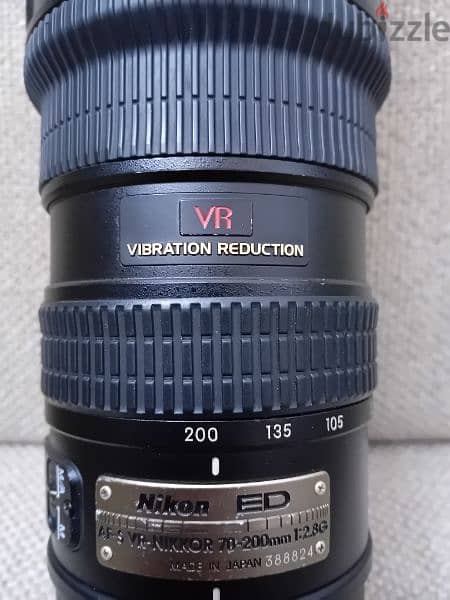 Nikon 70-200mm F/2.8 g VR 3