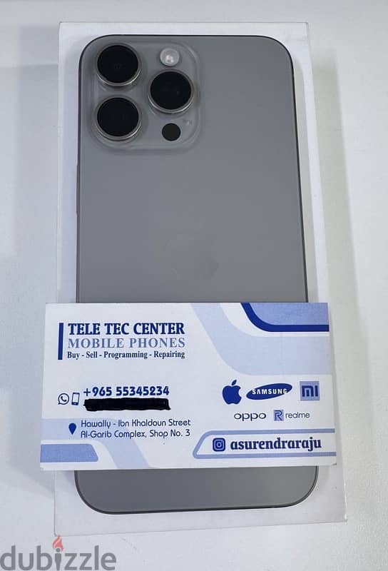 iPhone 15 Pro Max 256 GB Natural titanium  Used ! 0