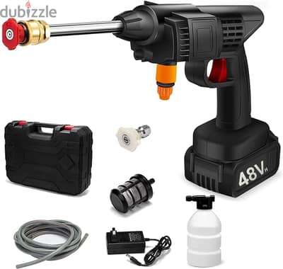 High Pressure 48V Cordless Pressure Car Washer Gun