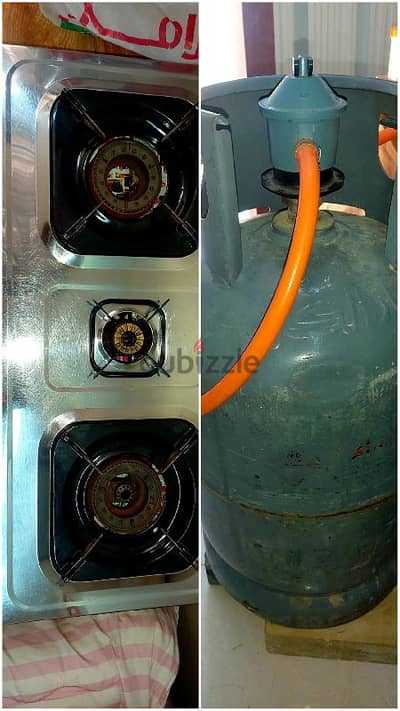 gas cylinder ( full)    stove