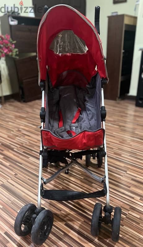 Mothercare Full Pack Stroller with Car Seat with Storage systems. 4