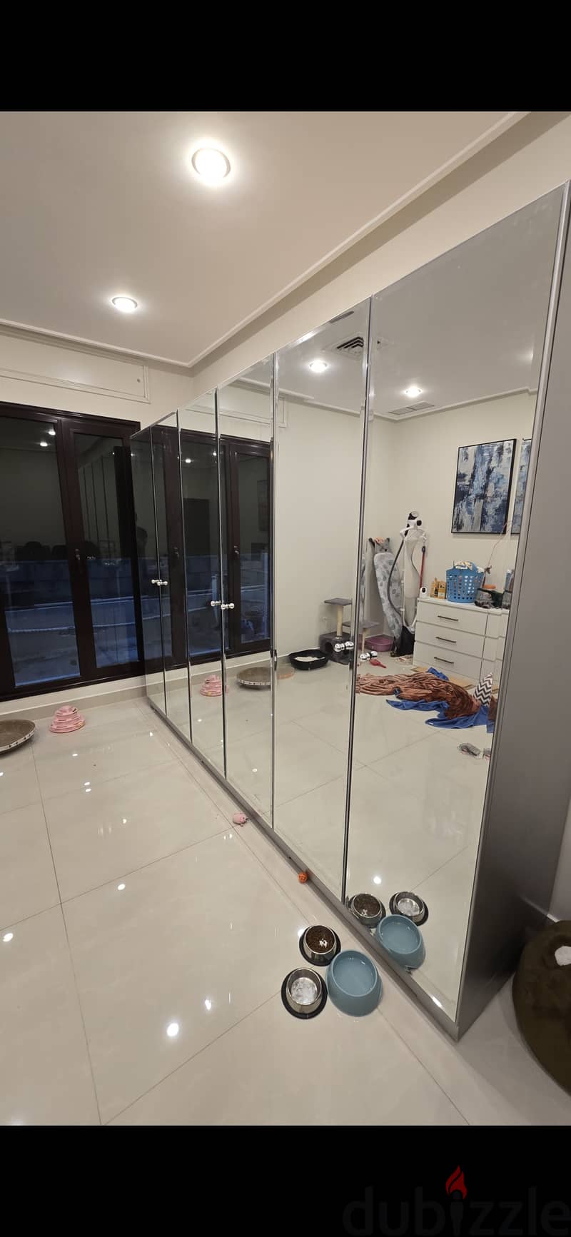 6 Door Mirror Wardrobe/Cabinet 4