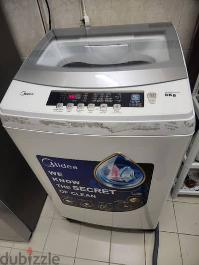 Media 8kg top load washing machine like new