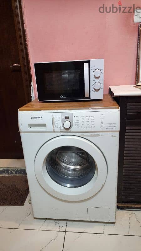 Samsung Washing Machine and Microwave 0