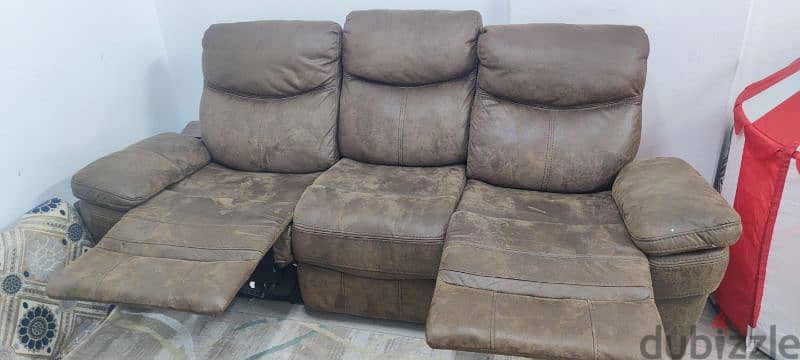 3 seater Recliner sofa from safat home Alghanim 0