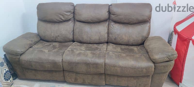 3 seater Recliner sofa from safat home Alghanim 1