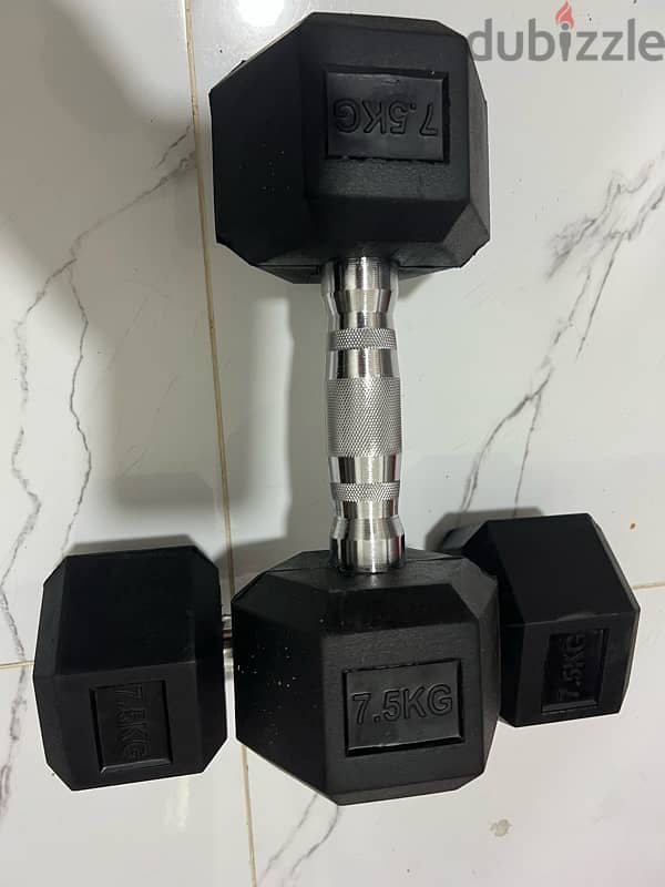 dumbbell pair all weight available starting 6kd new only 14