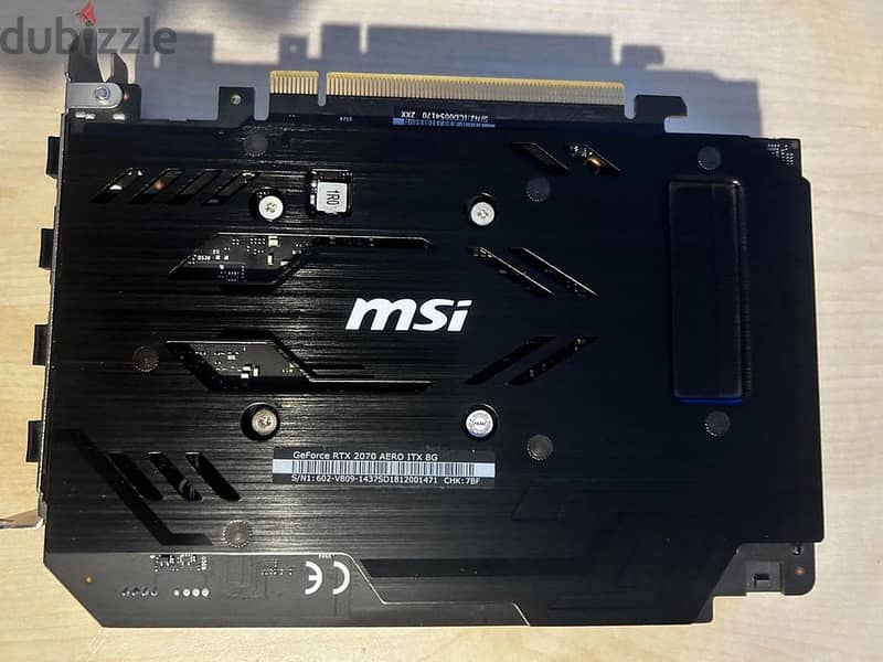 MSI GeForce RTX 2070 8GB AERO ITX 1