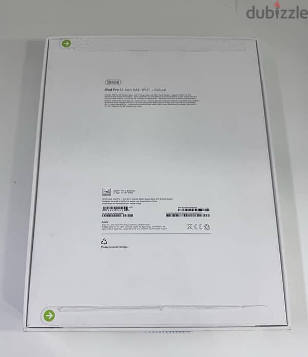 Apple iPad Pro 13” M4 256 GB  Wifi + 5G Cellular Black New Sealed! 3